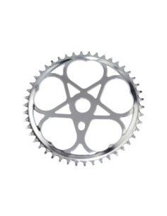 Steel Chainring Sweet Heart 1/2 X 3/32 46t Chrome.